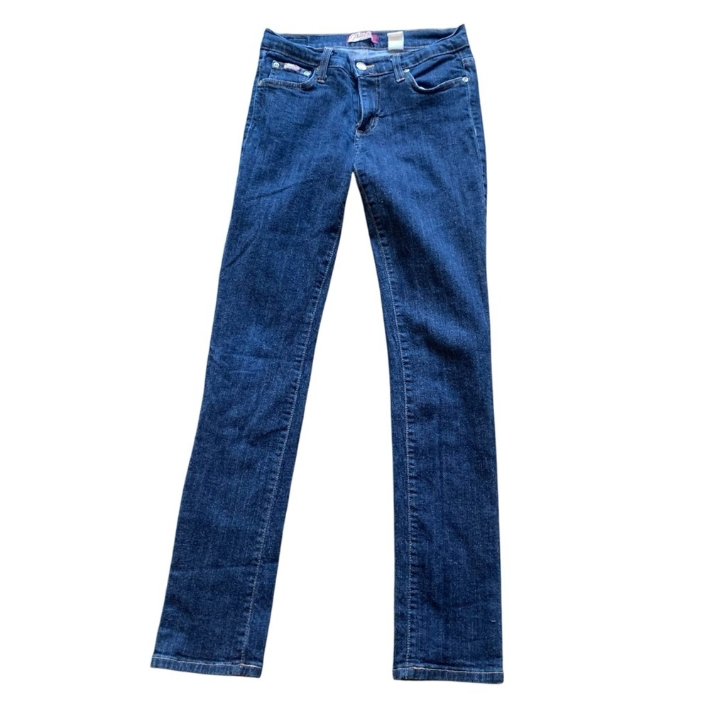JUDY BLUE Straight Leg Blue Denim Flap Pocket Jeans Size 5